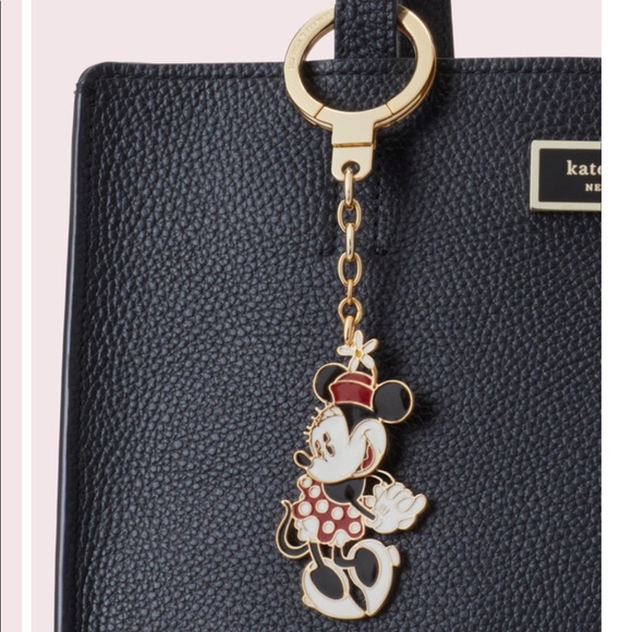 🎉HP 🆕 Kate Spade x Disney Minnie Mouse Key Fob - Picture 4 of 9
